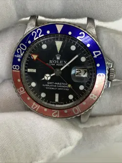 1966 ROLEX GMT MASTER PEPSI STAINLESS STEEL WATCH HEAD ONLY