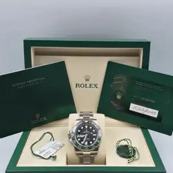 NEW 2025 ROLEX GMT-MASTER II “SPRITE” 40MM 126720VTNR OYSTER BLACK DIAL UNWORN