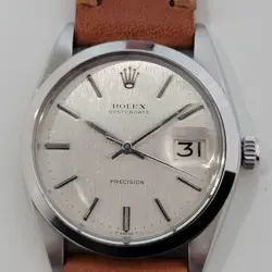 ROLEX OYSTERDATE PRECISION REF 6694 34MM MENS VINTAGE 1960S MANUAL WIND RJC198T