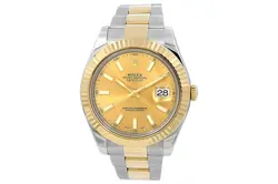 Rolex 41MM Datejust 18K YG/SS Twotone 116333 Champagne Dial w/ Card