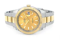 Rolex 41MM Datejust 18K YG/SS Twotone 116333 Champagne Dial w/ Card