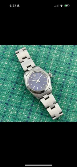 ROLEX SILVER OYSTER ROYAL WATCH USED