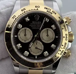 ROLEX DAYTONA BLACK DIAMOND DIAL 126503 FEB 2025 40MM COMPLETE PRE-OWNED
