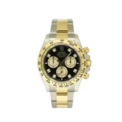 ROLEX DAYTONA 126503 STAINLESS STEEL YELLOW GOLD BLACK DIAMOND DIAL (2024)