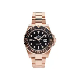 ROLEX GMT-MASTER II 126715CHNR 'ROOT BEER' ROSE GOLD BLACK DIAL (2019)