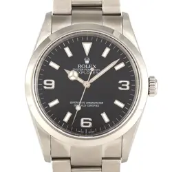 AUTHENTIC ROLEX EXPLORER 1 114270 SS AUTOMATIC SERIAL INFO:K SERIAL  #270-004...
