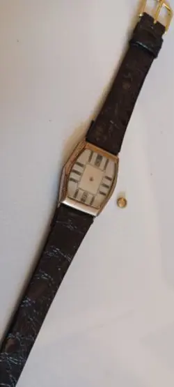 Art Deco Rolex Unicorn Watch Mens Handley Case Great Dial
