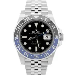 MINT NEW PAPERS ROLEX GMT-MASTER II BATMAN BLUE JUBILEE 40MM 126710 BLNR BOX
