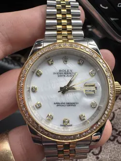 ROLEX MOTHER OF PEARL WATCH