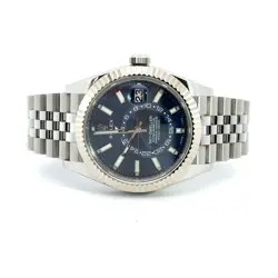 ROLEX SKY-DWELLER STEEL 326934 BLUE DIAL JUBILEE 42MM