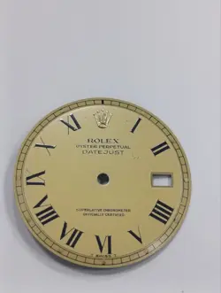ROLEX DATE CHAMPAGNE ROMAN NUMERALS DIAL