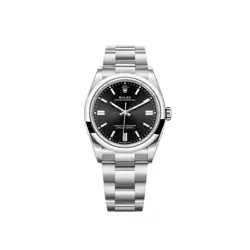 ROLEX OYSTER PERPETUAL 36MM 126000 BRIGHT BLACK OYSTER