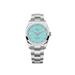 ROLEX OYSTER PERPETUAL 36MM 126000 TURQUOISE BLUE OYSTER