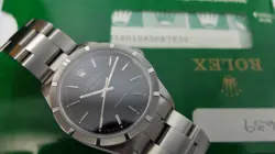 ROLEX STAINLESS STEEL AIR-KING PRECISION 14010 W/ BOX & PAPERS