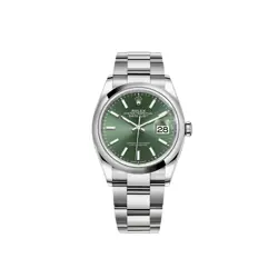 ROLEX DATEJUST 36MM 126200 MINT GREEN OYSTER