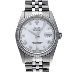 ROLEX DATEJUST 16220 WHITE WATCH 667342