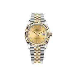 ROLEX DATEJUST 36MM 126233 CHAMPAGNE DIAMOND-SET JUBILEE