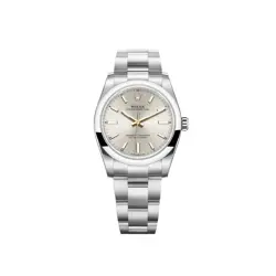 ROLEX OYSTER PERPETUAL 34MM 124200 SILVER OYSTER