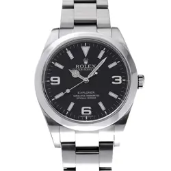 ROLEX EXPLORER 214270 BLACK WATCH 672662