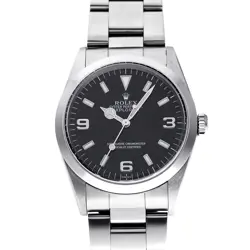 ROLEX EXPLORER 14270 BLACK WATCH 672654