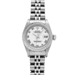 ROLEX DATEJUST 69174 WHITE WATCH 667368