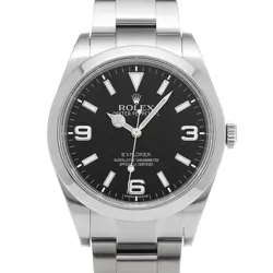 ROLEX EXPLORER 214270 BLACK WATCH 670412