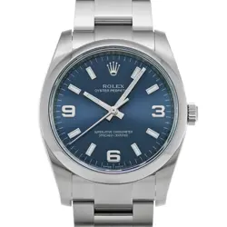 ROLEX AIR-KING 114200 BLUE WATCH 671324