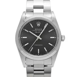 ROLEX AIR-KING 14000 BLACK WATCH 670699