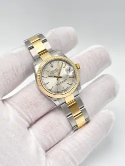 Rolex Datejust Ladies 31mm 178273 Silver Dial Fluted 18ct Yellow Gold Oyster