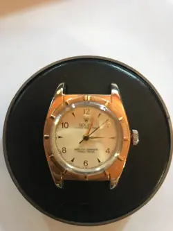 ROLEX 51051 OYSTER PERPETUAL BUBBLE BACK, 18K