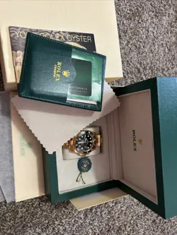 MENS ROLEX TWO TONE OYSTER PERPETUAL DATEJUST