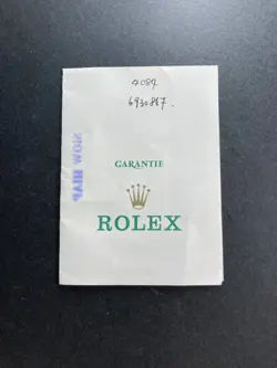 ROLEX 1979 4084 CELLINI BOOKLET GENUINE VINTAGE GUARANTEE GARANTIE WARRANTY
