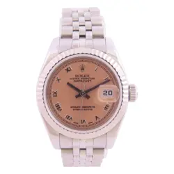 ROLEX Lady Datejust 179174 Automatic Watch Stainless Steel 18K White Gold Pink