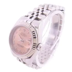 ROLEX Lady Datejust 179174 Automatic Watch Stainless Steel 18K White Gold Pink