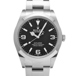 ROLEX EXPLORER 214270 BLACK WATCH 670653