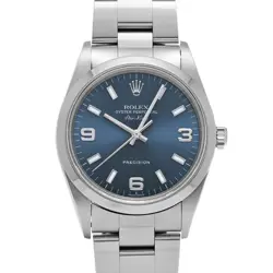 ROLEX AIR-KING 14000M BLUE WATCH 672348