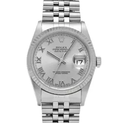 ROLEX DATEJUST 16234 SILVER WATCH 670735