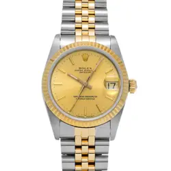 ROLEX DATEJUST 68273 CHAMPAGNE WATCH 670737