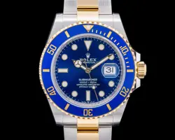 ROLEX SUBMARINER 126613LB 18K YELLOW GOLD /SS BLUE DIAL