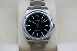 ROLEX 114300 BLACK OYSTER PERPETUAL 39MM 2019