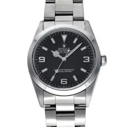 USED ROLEX EXPLORER 14270 BLACK CASE SIZE 36×36MM MEN'S WATCH #67942