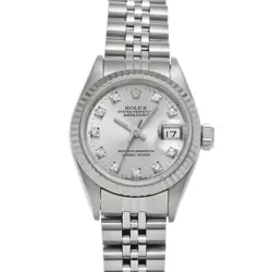 USED ROLEX DATEJUST 69174G SILVER CASE SIZE 26×26MM LADIES WATCH #6222
