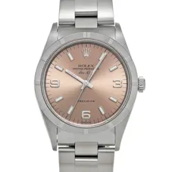 USED ROLEX AIR KING 14010 PINK CASE SIZE 34×34MM MEN'S WATCH #61152