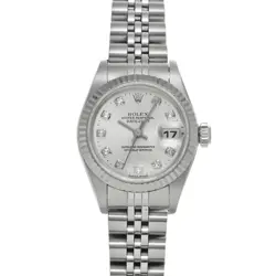 USED ROLEX DATEJUST 69174G SILVER CASE SIZE 26×26MM LADIES WATCH #6122