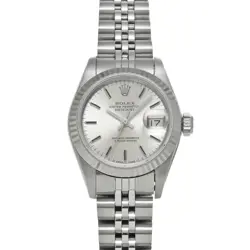 USED ROLEX DATEJUST 69174 SILVER CASE SIZE 26×26MM LADIES WATCH #63422