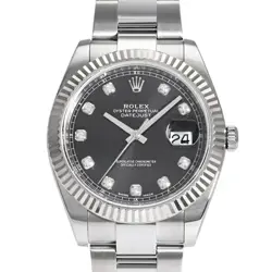 USED ROLEX 126334G BLACK MEN'S WATCH #6132