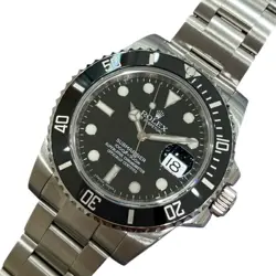 USED ROLEX SUBMARINER 116610LN BLACK CASE SIZE 40MM MEN'S WATCH #61312