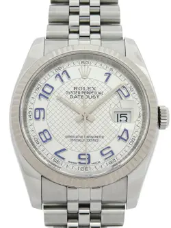 USED ROLEX DATEJUST 116234 SILVER CASE SIZE 36MM MEN'S WATCH #64472
