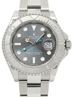 USED ROLEX YACHT-MASTER ROLESIUM DARK RHODIUM 126622 GRAY MEN'S WATCH #62272