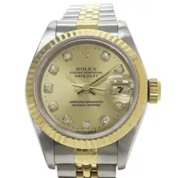 USED ROLEX DATEJUST 69173G CASE SIZE 26MM BAND SIZE 16CM LADIES WATCH #63172